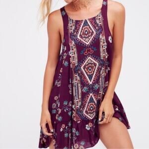 Free People Annka Border Shift Dress